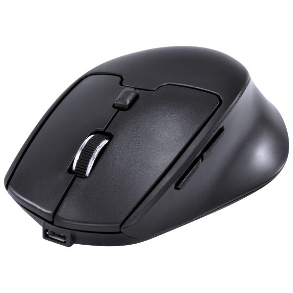 Imagem de Mouse Sem Fio Wireless 2.4 Ghz Recarregavel Power Up 1600 Dpi Preto Usb - Pm200