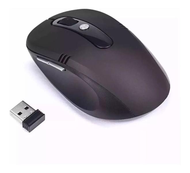 Imagem de Mouse Sem Fio Wireless 2.4ghz Usb Notebook Pc Alcance 10m Jogador