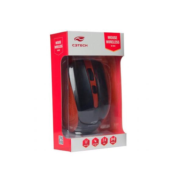 Imagem de Mouse sem fio wireless c3tech mw20r 1000 dpi 2.4ghz nano usb