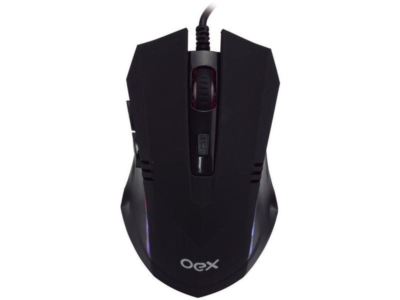 Imagem de Mouse Sensor Óptico 2400dpi OEX Combo Arena - MC102 com Mousepad