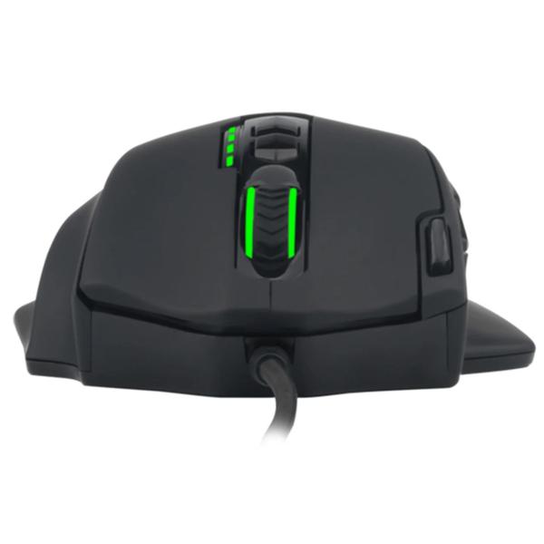 Imagem de Mouse T-Dagger Major Gaming com Fio / 8000DPI - Preto (TTGM-303)