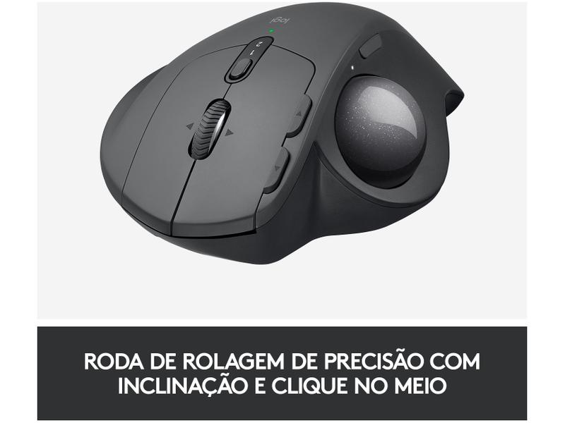 Imagem de Mouse Trackball sem Fio Logitech Óptico 440DPI