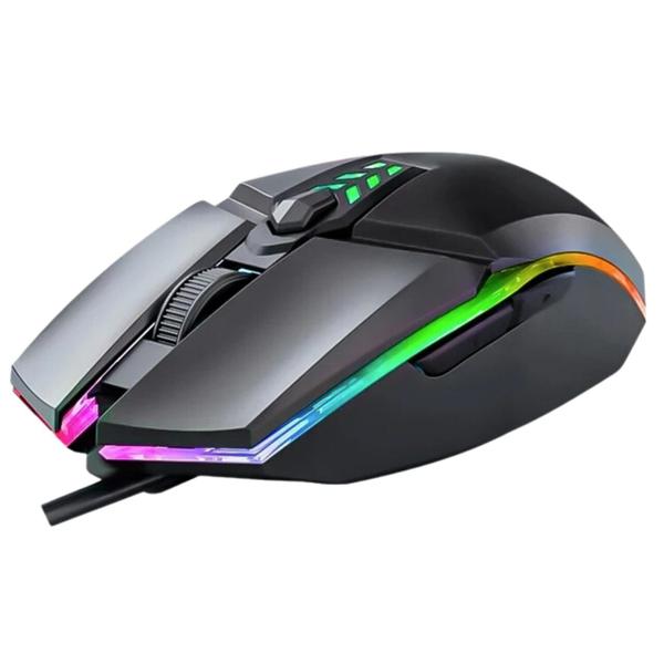 Imagem de Mouse Usb  3200dpi Gamer Led Rainbow Uzi Eg113 Evolut