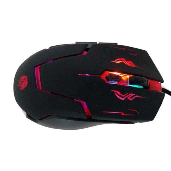 Imagem de Mouse USB Gamer Hayom MU2910 Led RGB 2400dpi com 06 botões