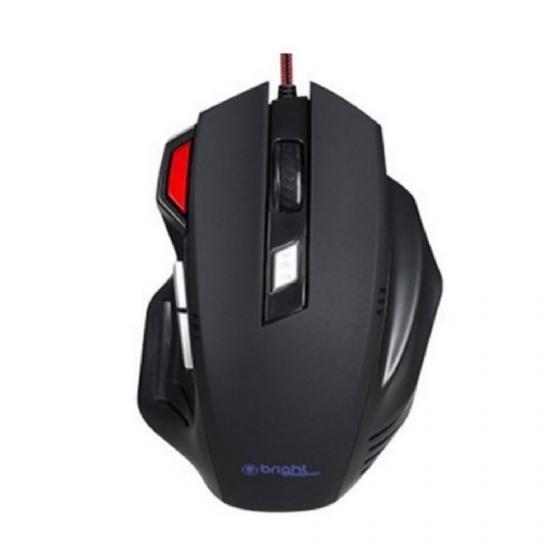 Imagem de Mouse Usb Gamer Pro 2400Dpi Bright - Preto