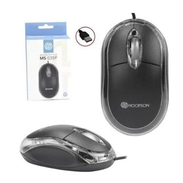 Imagem de Mouse Usb Hoopson Mauser para Notebook e Pc Mausi