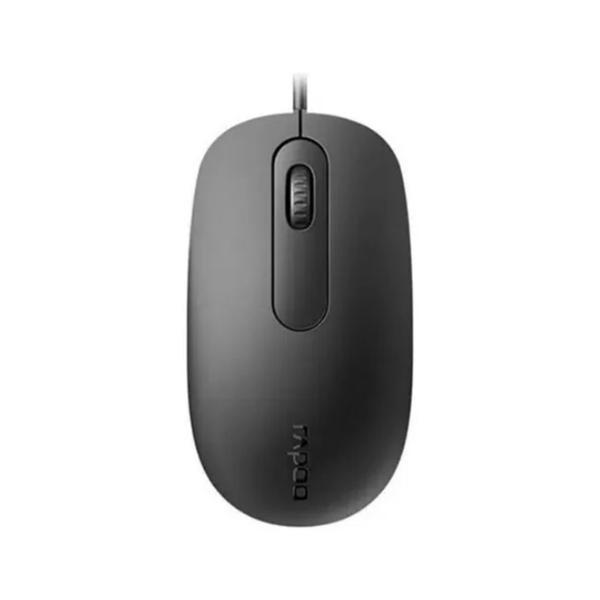 Imagem de Mouse USB Multilaser Rapoo 1600 Dpi Preto - RA016