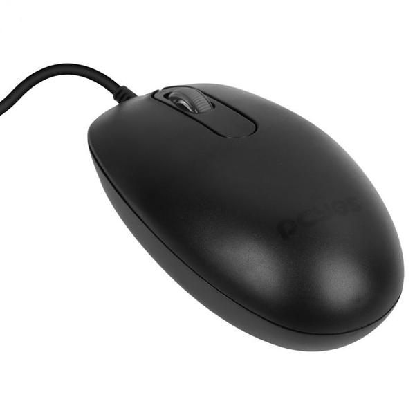 Imagem de Mouse usb soft 1200dpi silent click - cabo 2 metros - mssc01