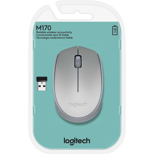 Imagem de Mouse USB Wireless RC Nano M170 Prata Blister - Logitech