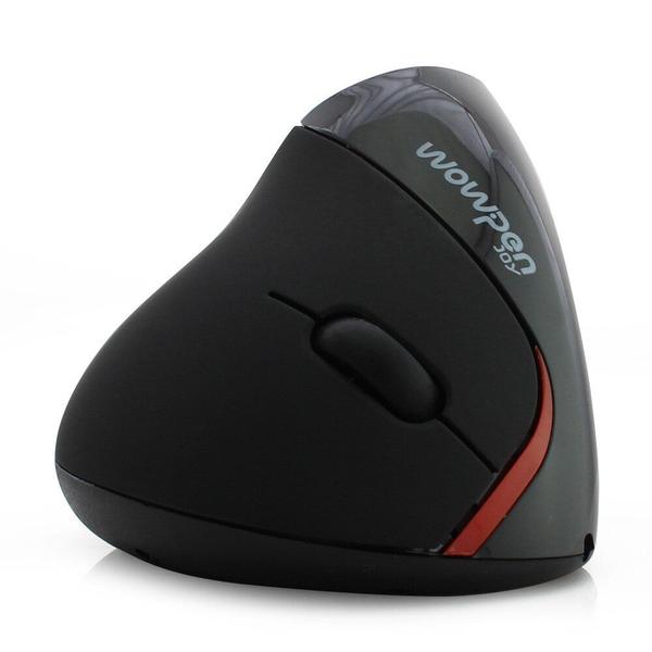 Imagem de Mouse vertical ergonômico criativo 2.4g escritório mouse wireless wowpen mouse telefone de computador sem fio