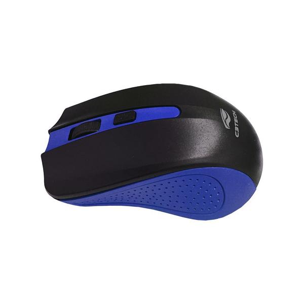 Imagem de Mouse Wireless C3tech M-W20BL 1000dpi Preto/Azul