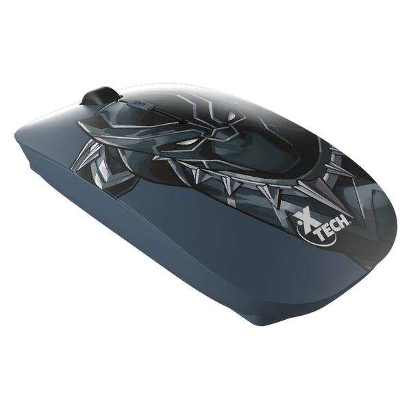 Imagem de Mouse Xtech Edicao Black Panther XTM-M340BP - Sem Fio - 1600 Dpi - 4 Botoes - Preto