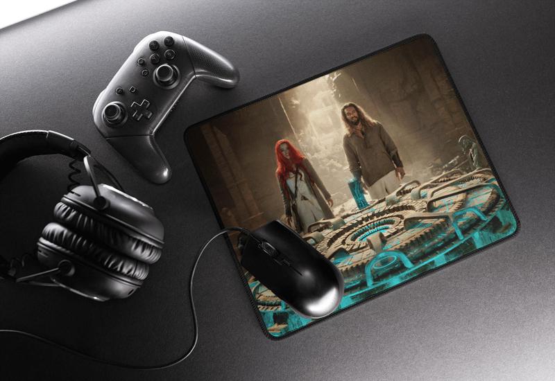 Imagem de Mousepad Aquaman e Mera Modelo 2