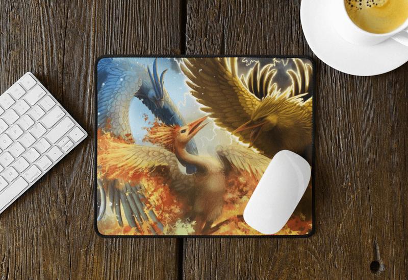 Imagem de Mousepad Articuno,Zapdos e Moltres Pokémon