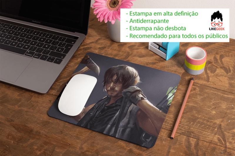 Imagem de Mousepad Daryl Dixon The Walking Dead Modelo 1