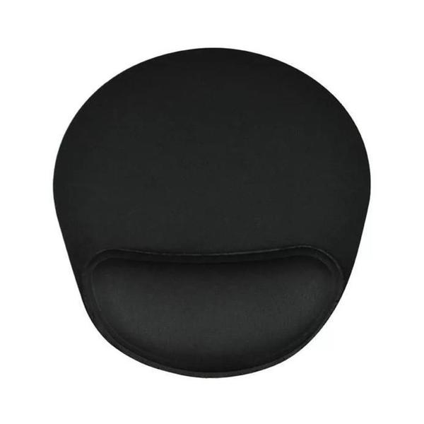 Imagem de Mousepad ergonomico com suporte pulso mouse pad gel descanso neoprene home office escritorio