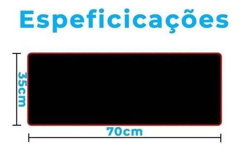 Imagem de Mousepad Gamer Borda Costurada Grande 70 X 35 Speed Edition