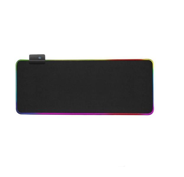 Imagem de Mousepad Gamer Borda Led Rgb Iluminado 7 Cores 80X30 Grande