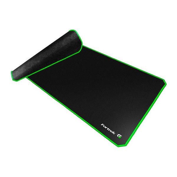 Imagem de Mousepad Gamer Fortrek Speed Pro Gaming Grande 800x300x4mm Preto E Verde - MPG-103