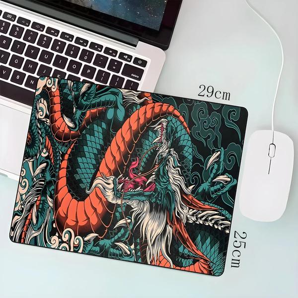 Imagem de Mousepad Gamer Grande XXL com Dragão Japonês - 900x400/700x300 - Anime