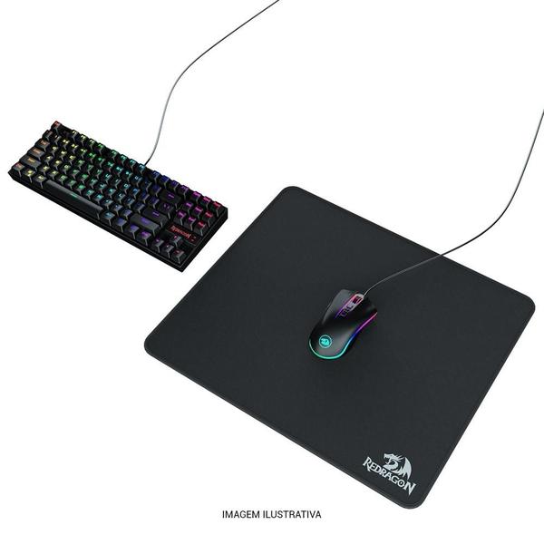 Imagem de Mousepad Gamer Redragon Flick, Grande (400x450mm), Speed - P031