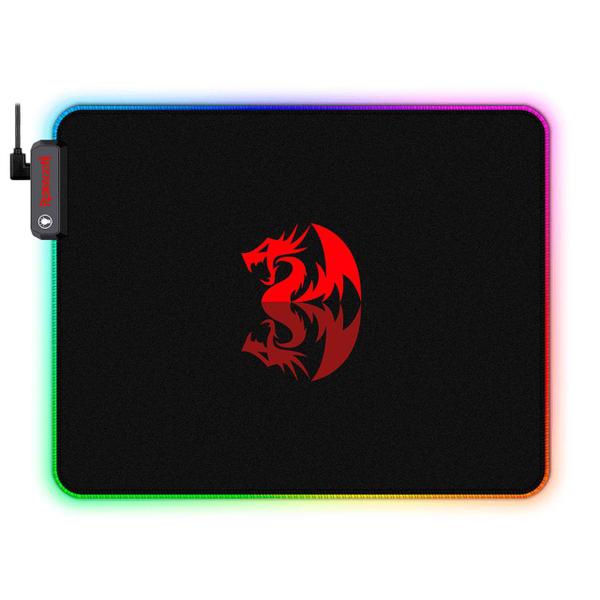 Imagem de Mousepad Gamer Redragon Pluto RGB 330x260x3mm - P026