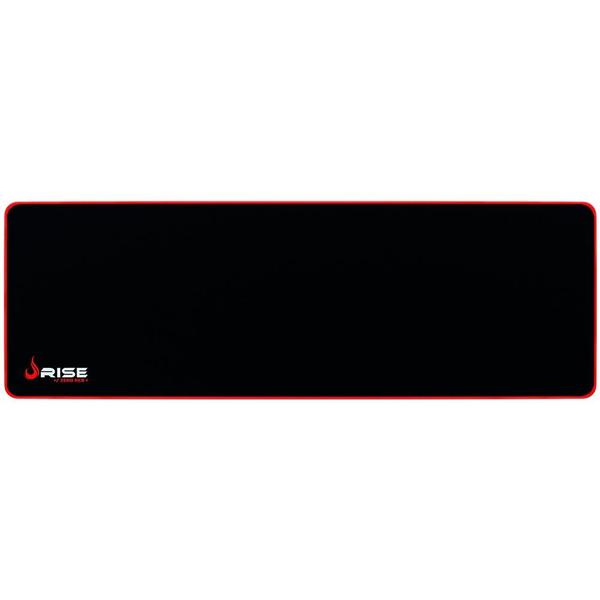 Imagem de Mousepad Gamer Rise Mode Zero Vermelho, Extendido (900x300mm) Costura Vermelha - RG-MP-06-ZR