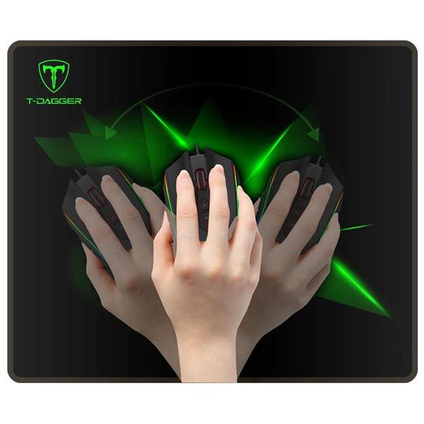 Imagem de Mousepad Gamer T-Dagger Geometry S, Médio (360x300mm) - T-TMP201