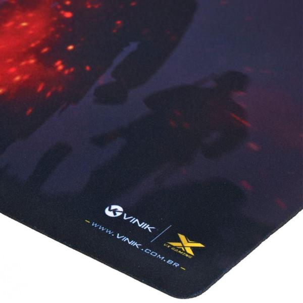 Imagem de Mousepad Gamer Vinik VX Gaming WAR, Pequeno (320x270mm), Base Emborrachada - 34246