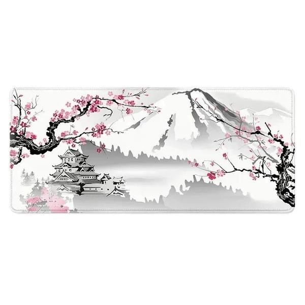 Imagem de Mousepad Gamer XL com Estampa de Sakura - Antiderrapante para Teclado e Laptop