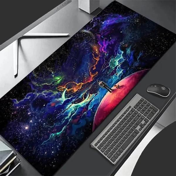 Imagem de Mousepad Gamer XXL Grande e Macio - Antiderrapante 900x400mm - Para Home Office e Laptop