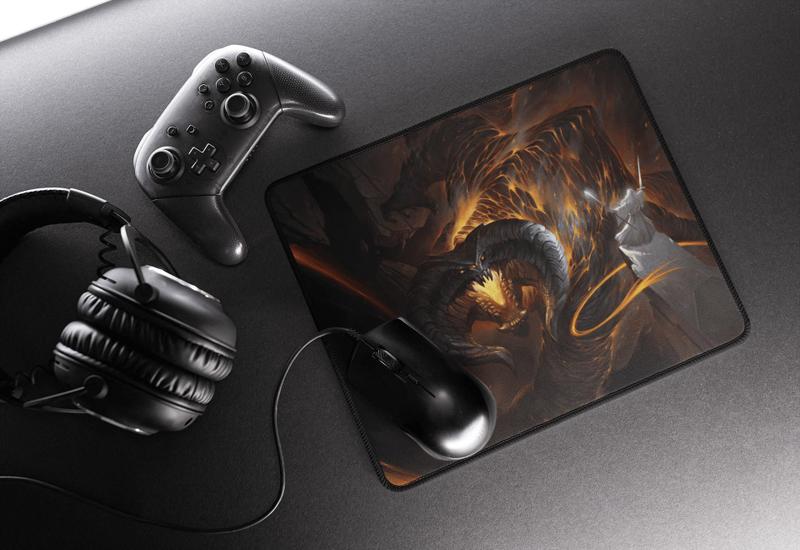 Imagem de Mousepad Gandalf vs Balrog Modelo 2