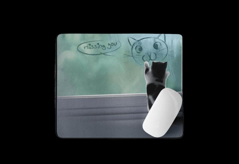 Imagem de Mousepad Gato Missing You