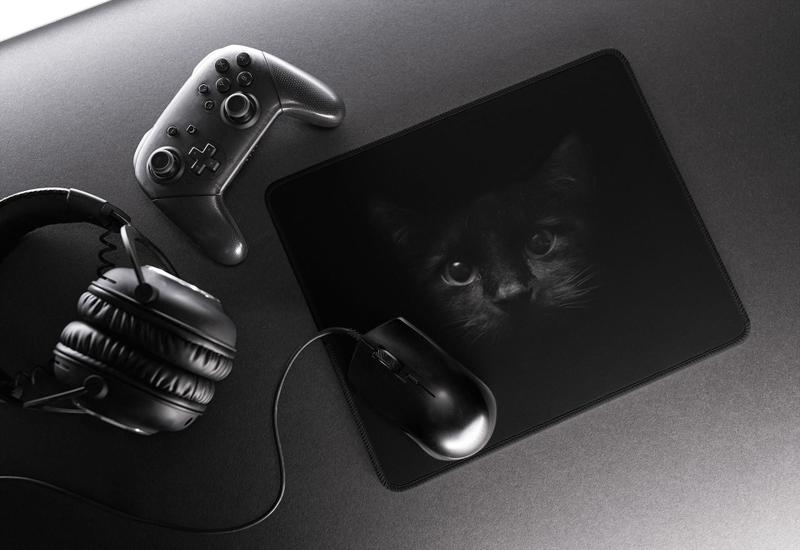 Imagem de Mousepad Gato Preto