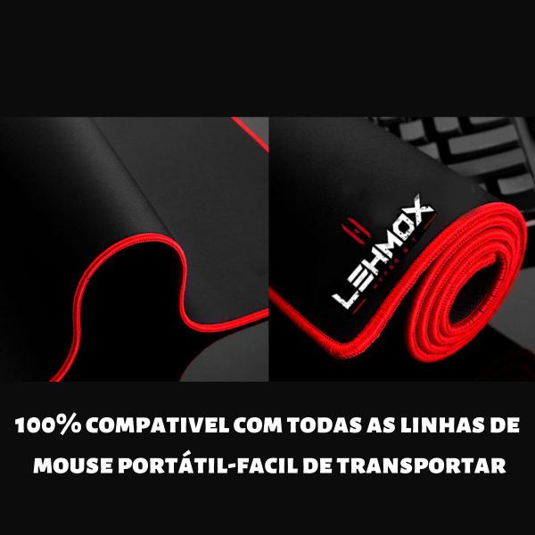 Imagem de Mousepad Grande 90x30 Gamer Qualidade Rápido Black Premium