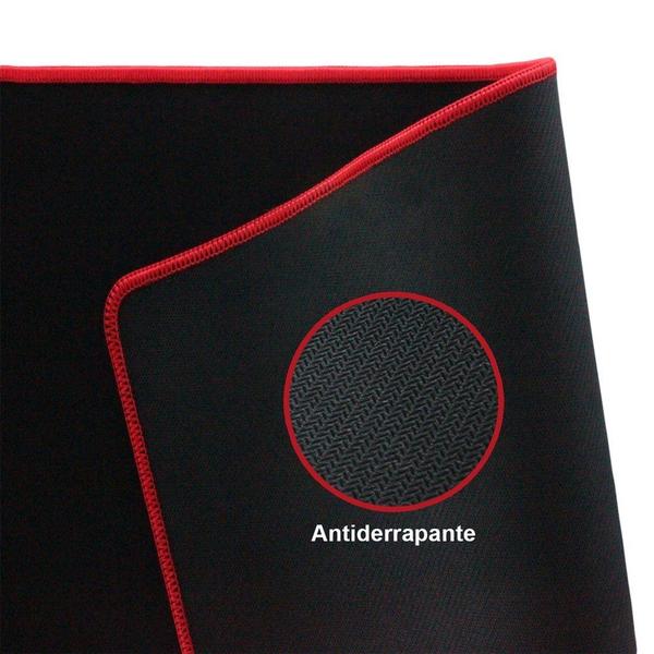 Imagem de Mousepad Grande Preto 70x30cm Antiderrapante