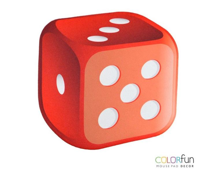 Imagem de Mousepad / Imã Decorativo ColorFun  Dado