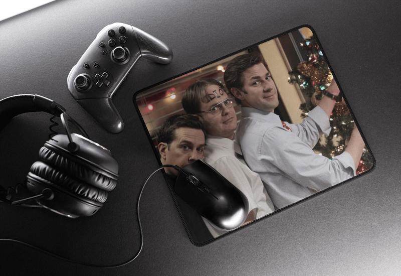 Imagem de Mousepad Jim,Dwight e Andy The Office