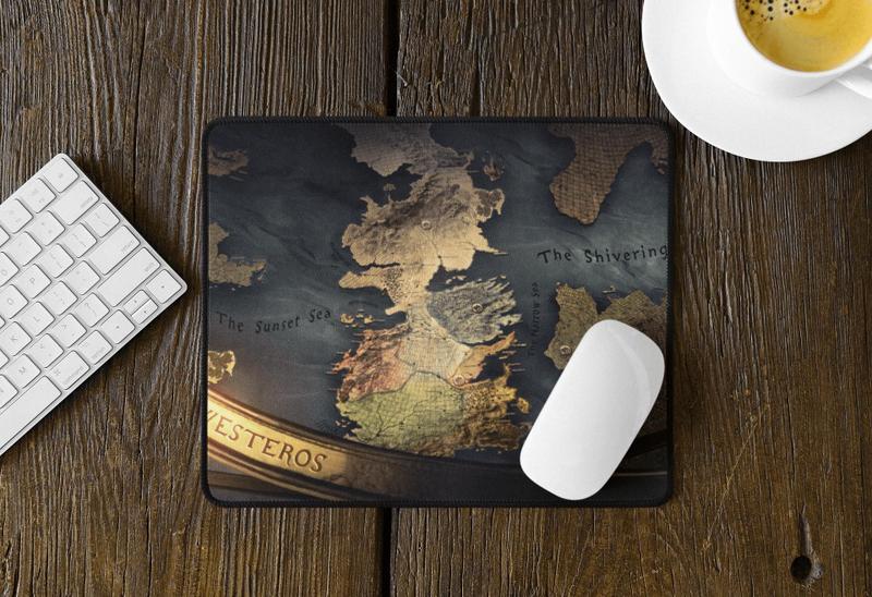 Imagem de Mousepad Mapa Game of Thrones