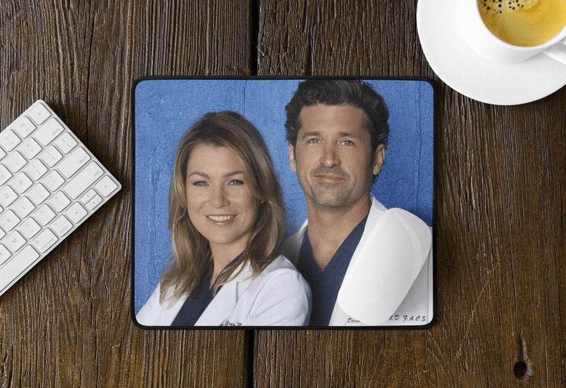 Imagem de Mousepad Meredith Grey e Derek Shepherd Modelo 2