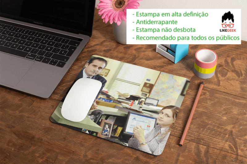 Imagem de Mousepad Michael Scott e Pam Beesly The Office