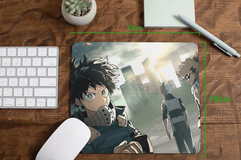 Imagem de Mousepad Midoriya,Todoroki e  Bakugo Boku no Hero