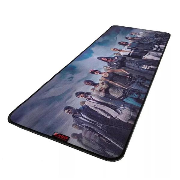 Imagem de Mousepad Mousepad Gamer Grande 80x30cm Borda Costurada Emborrachado Estampas Diversas Gamer Profissional