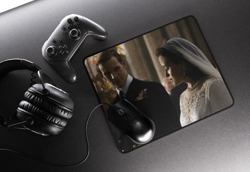 Imagem de Mousepad Rainha Elizabeth e Philip The Crown Modelo 3