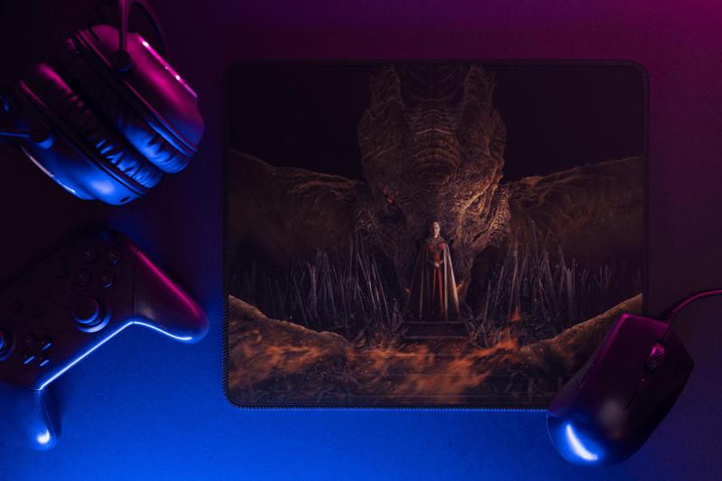 Imagem de Mousepad Rhaenyra e Dragão