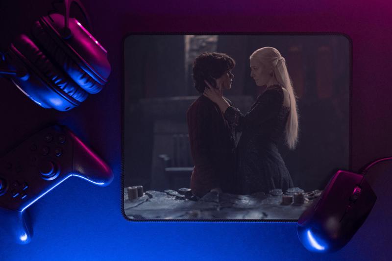 Imagem de Mousepad Rhaenyra Targaryen e Lucerys Velaryon