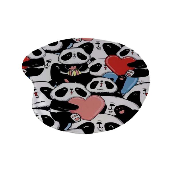 Imagem de Mousepad  Urso Panda - Ergonômico Apoio De Punho Pulso