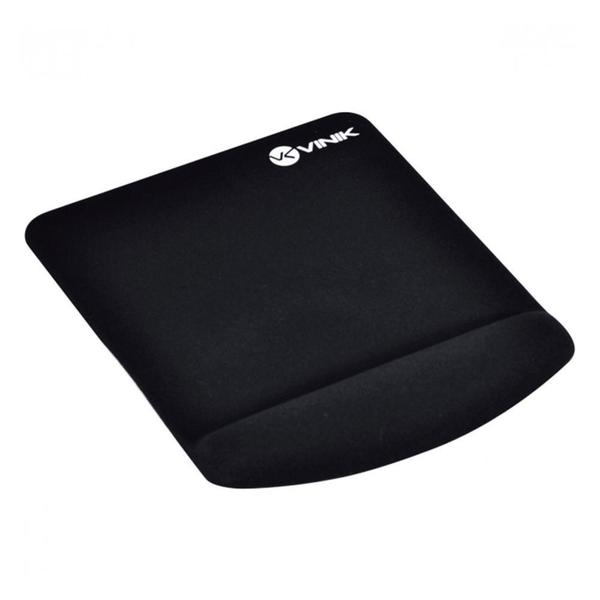 Imagem de Mousepad Vinik com Apoio de Pulso em Gel, Médio (220x180mm) Preto - MPG-02P