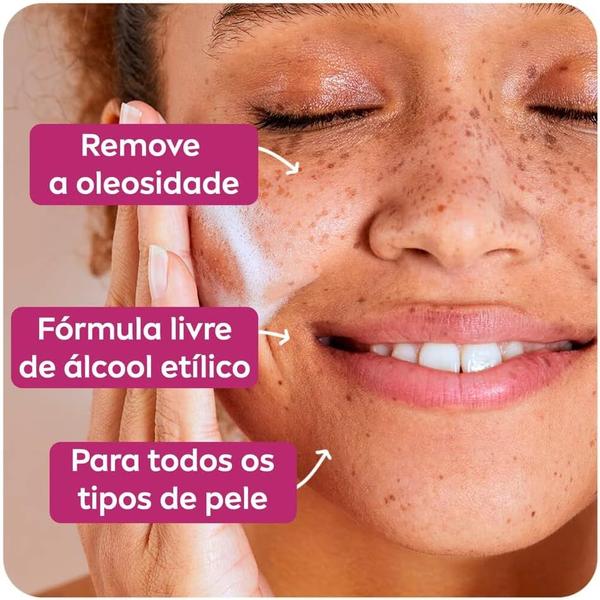 Imagem de Mousse de Limpeza Facial Nivea Aqua Rose 150ml