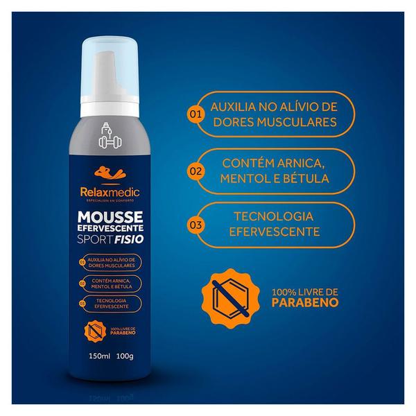 Imagem de Mousse Efervescente Relaxmedic Fisio Sport